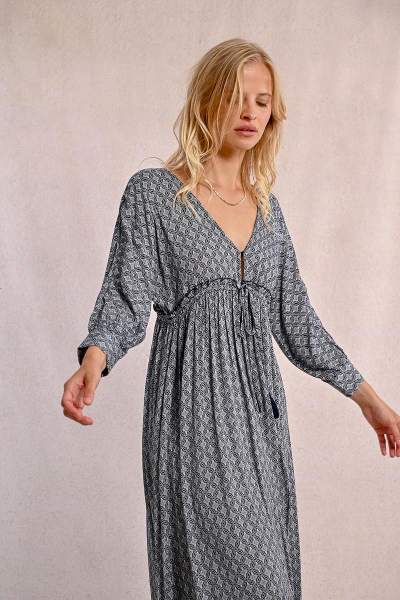 Molly Bracken Robe Longue à Taille élastiquée