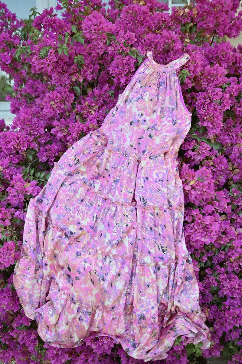 Molly Bracken Robe Longue à Volants