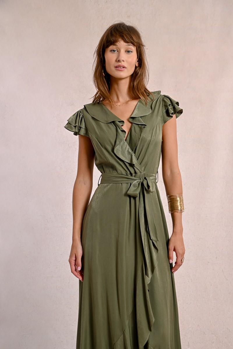 Molly Bracken Robe Longue Asymétrique