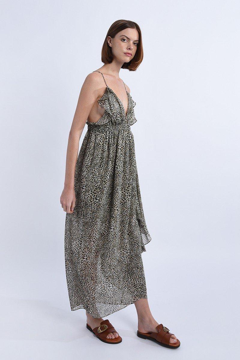 Molly Bracken Robe Longue Asymétrique