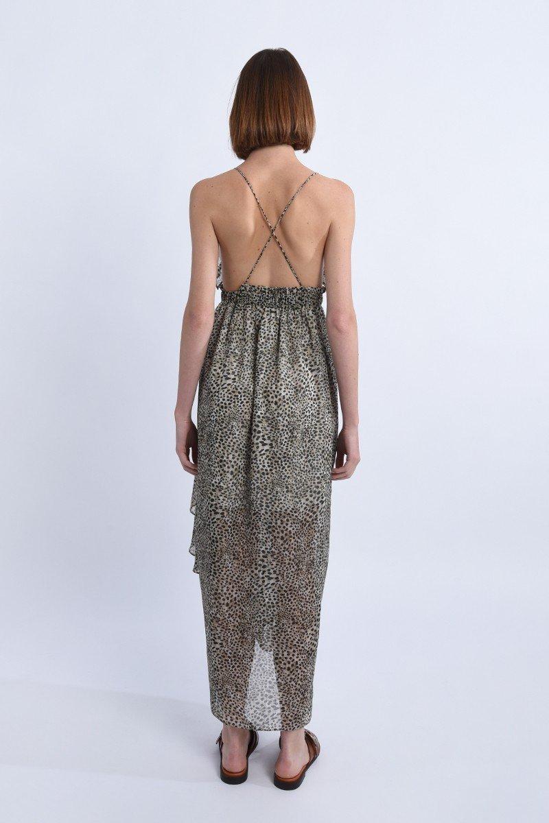 Molly Bracken Robe Longue Asymétrique