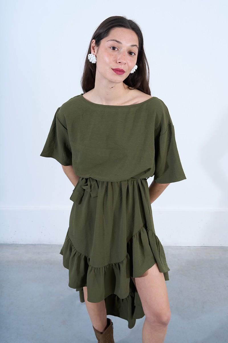 Molly Bracken Robe Longue Asymétrique