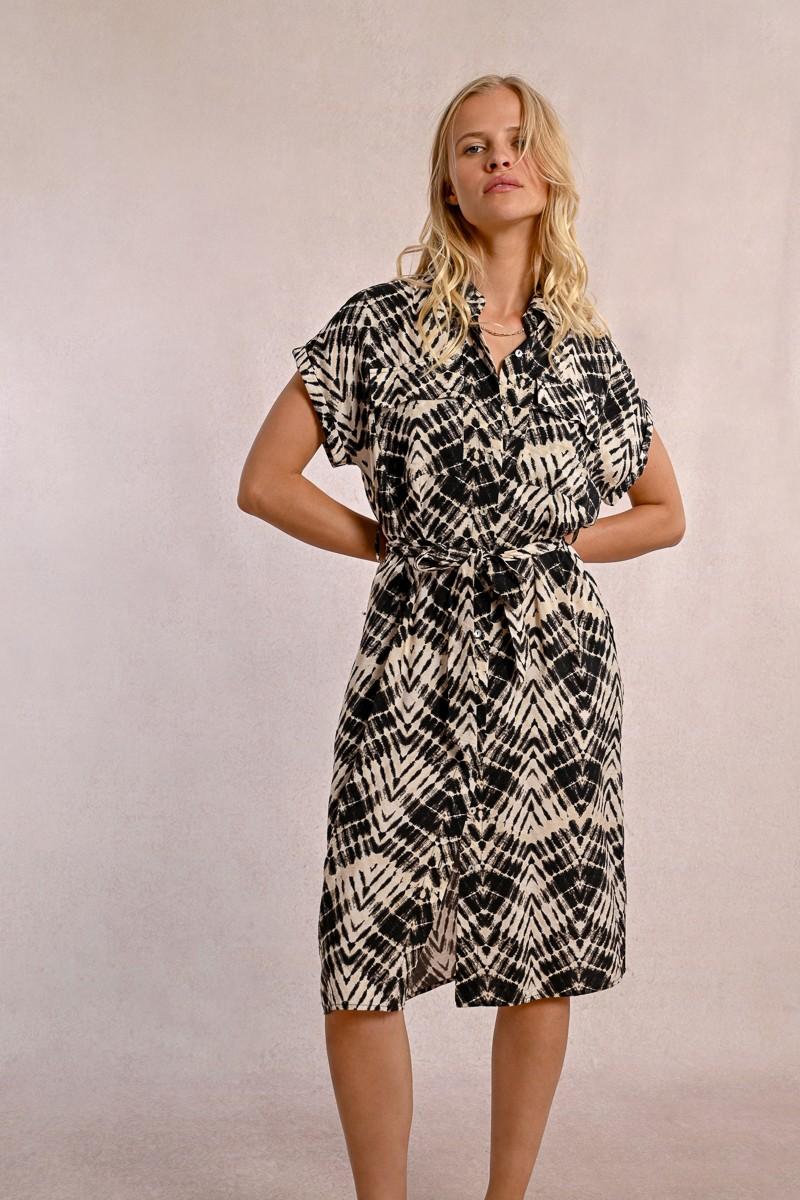 Molly Bracken Robe Longue Ceinturée