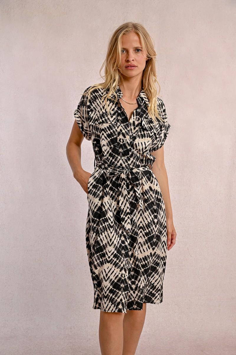 molly bracken Robe longue ceinturée