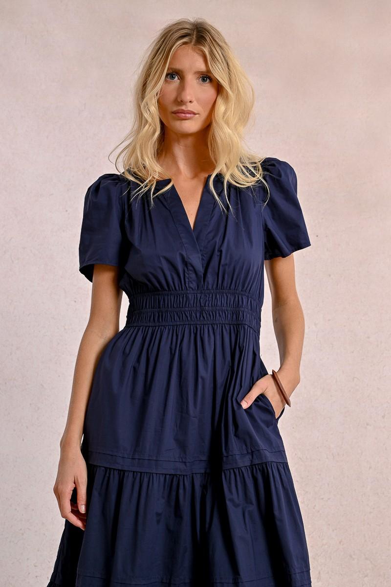 Molly Bracken Robe Longue En Popeline