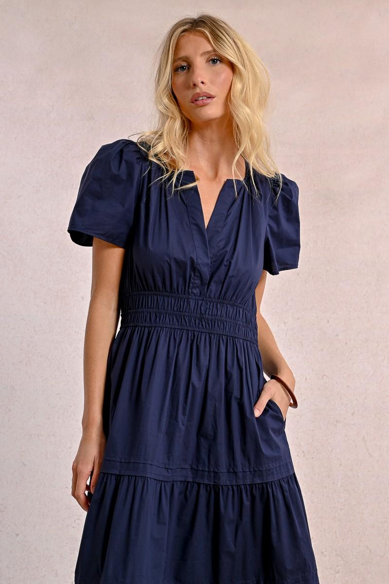 Molly Bracken Robe Longue En Popeline