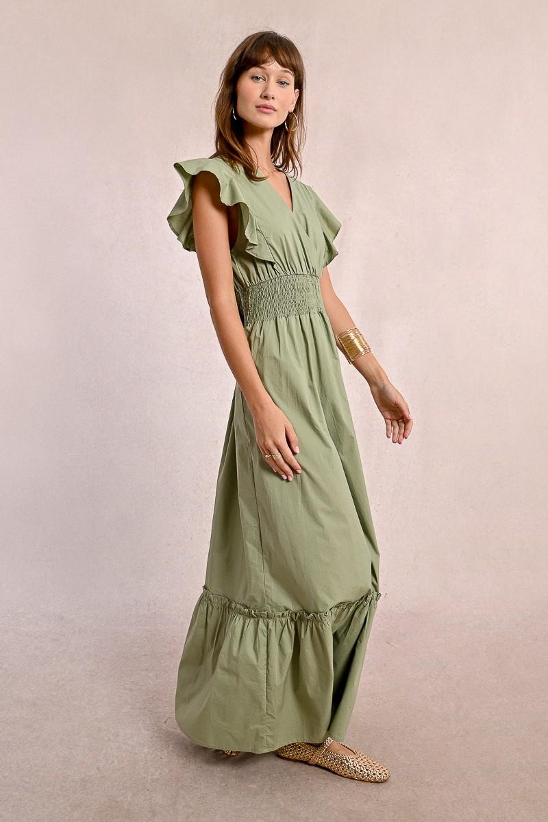 Molly Bracken Robe Longue En Volume