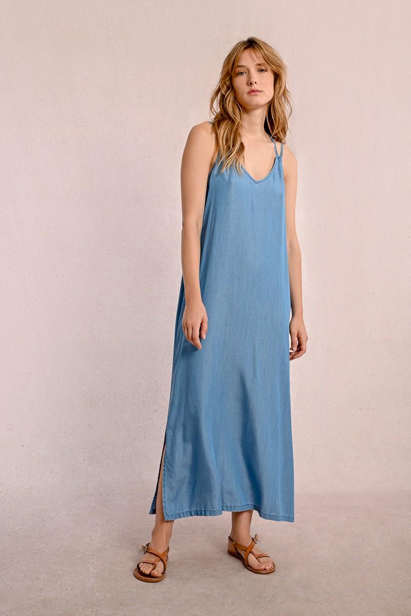 molly bracken Robe longue et droite en Tencel