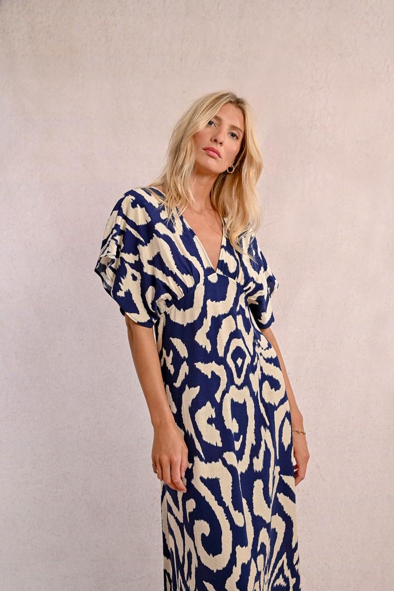 Molly Bracken Robe Longue Imprimée