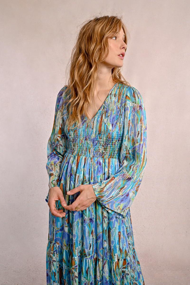 molly bracken Robe longue imprimée