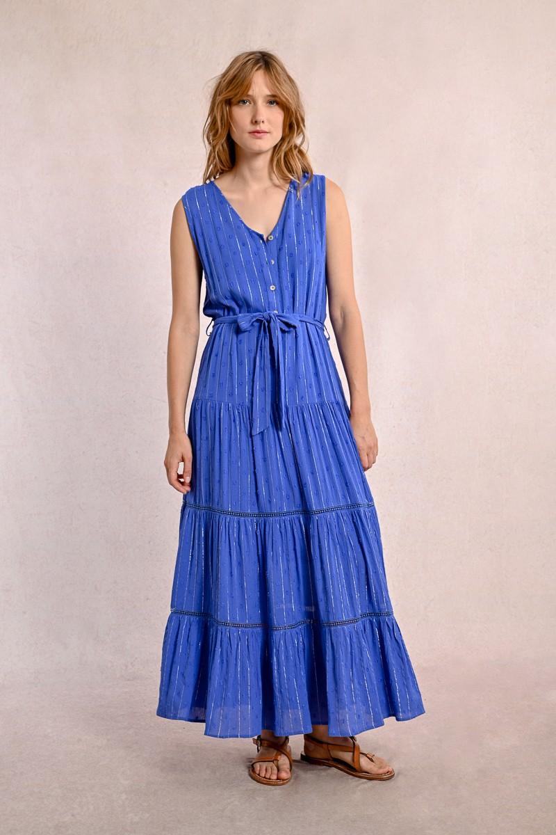 Molly Bracken Robe Longue Rayée