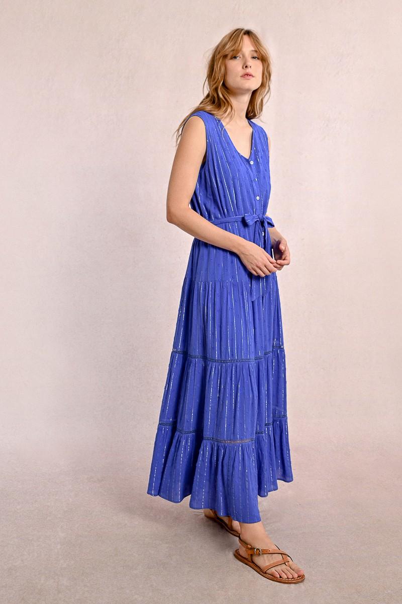 molly bracken Robe longue rayée