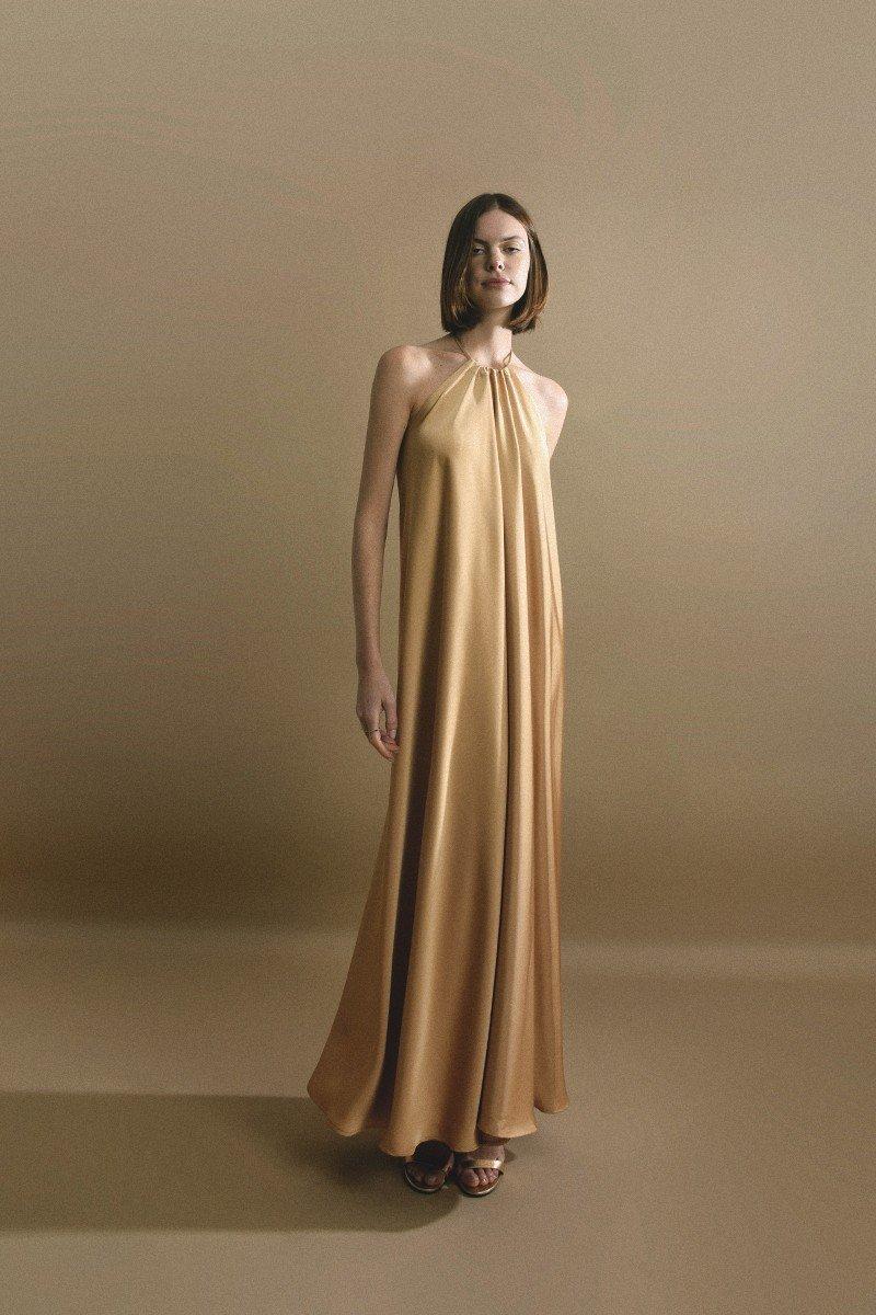 Molly Bracken Robe Longue Satinée