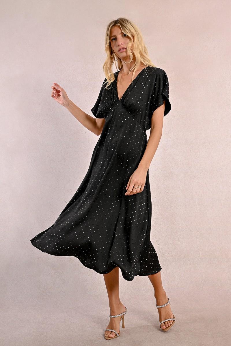 Molly Bracken Robe Longue Satinée