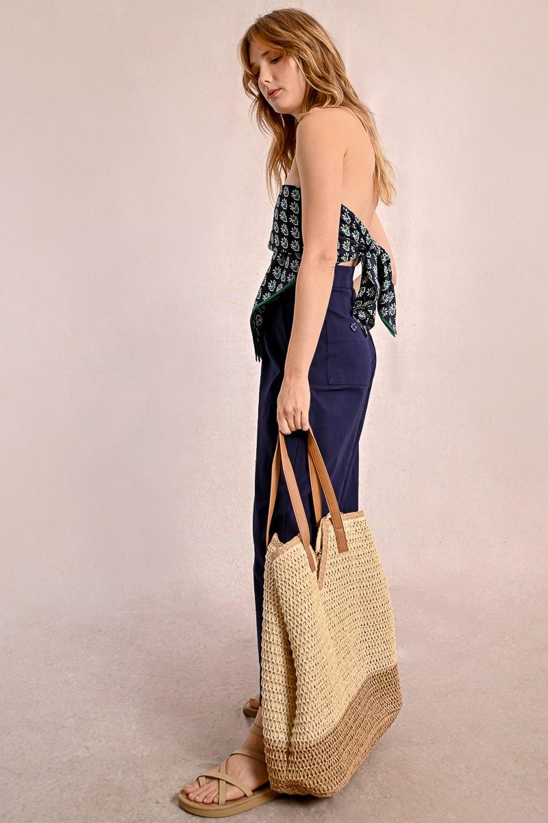 Molly Bracken Sac Cabas En Paille