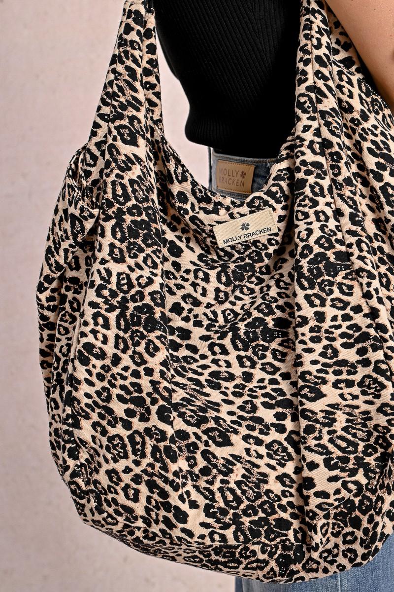 Molly Bracken Sac Cabas Souple Imprimé Léopard