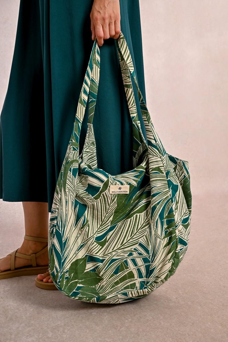 Molly Bracken Sac Cabas Souple Imprimé Végétal
