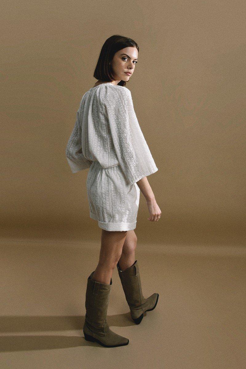 Molly Bracken Short Dentelle Taille Haute