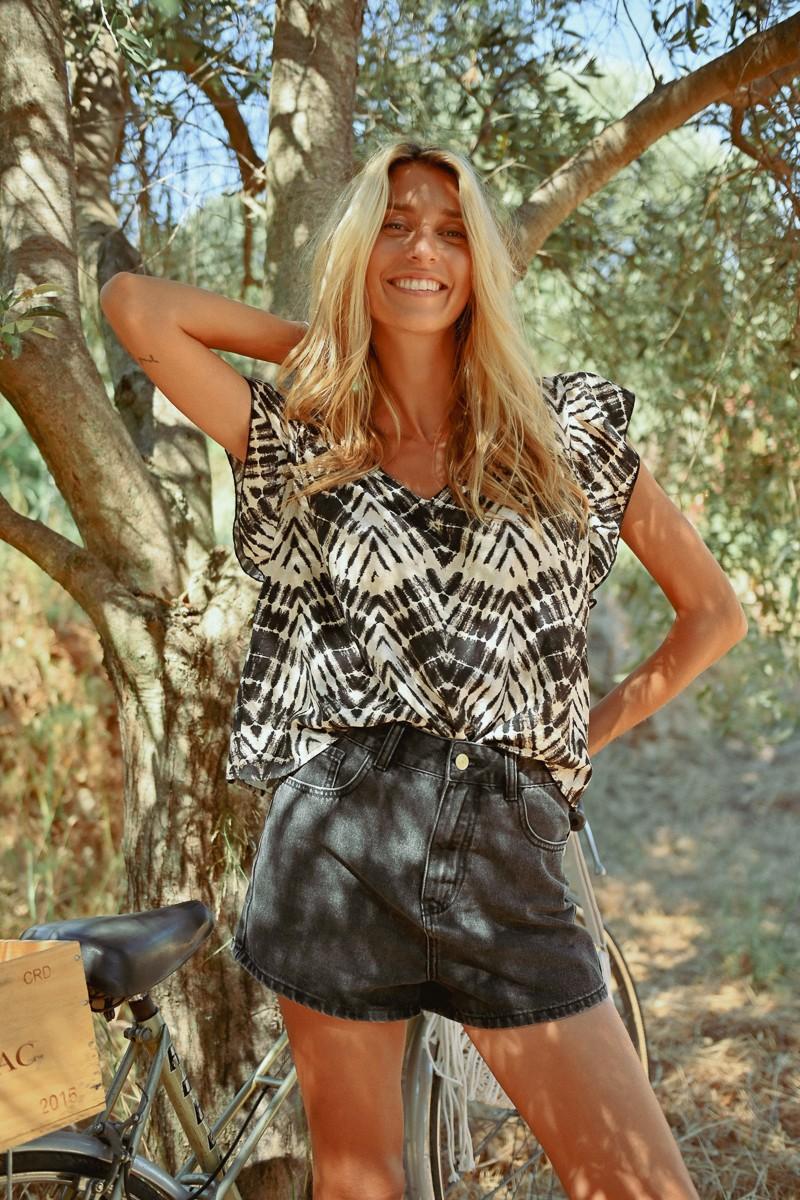 molly bracken Short large en jean