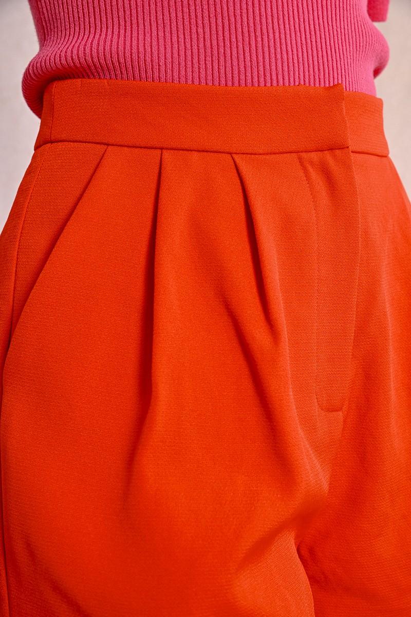 Molly Bracken Short Taille Haute à Pinces