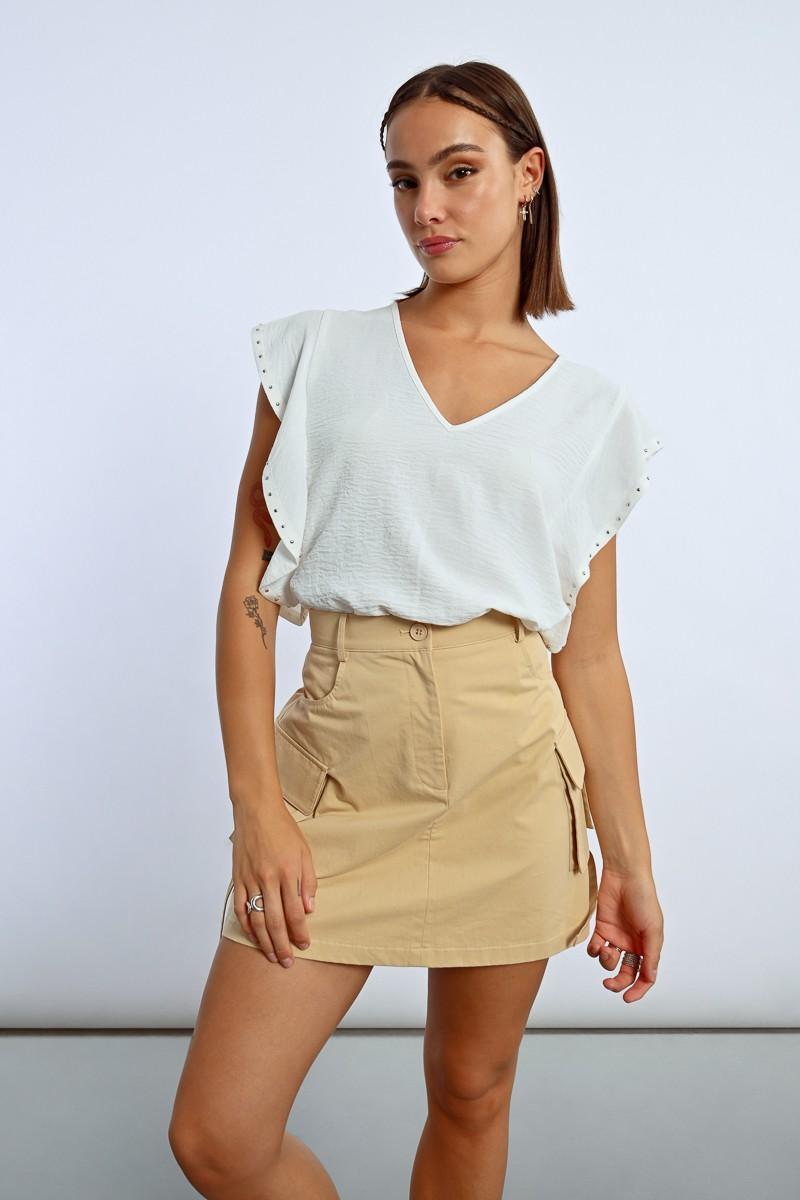 molly bracken T-shirt à volants