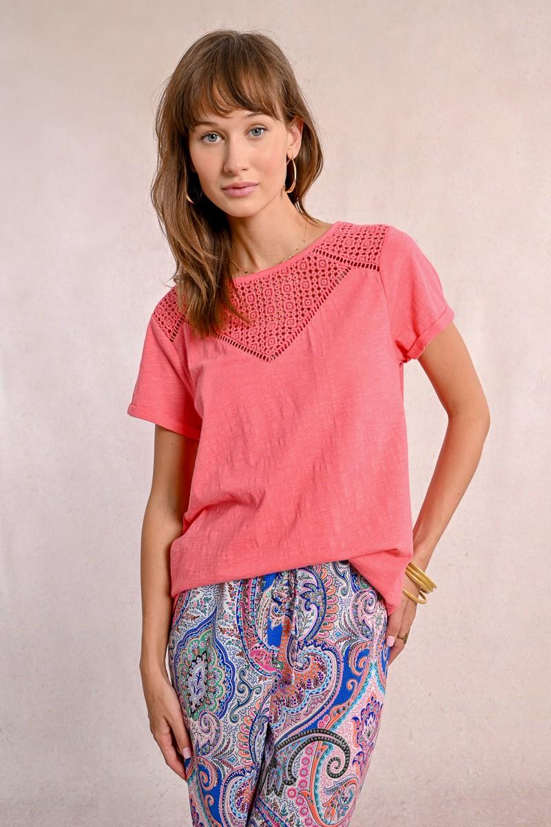 Molly Bracken T-shirt Ajouré