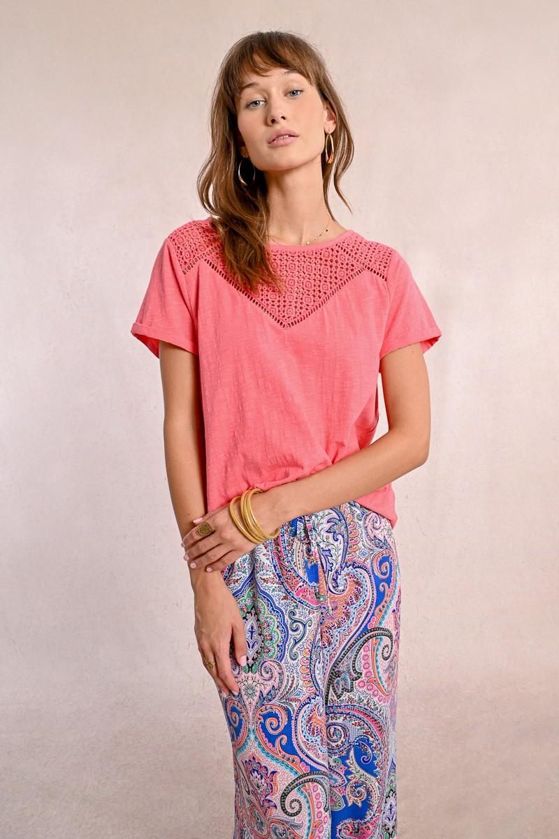Molly Bracken T-shirt Ajouré
