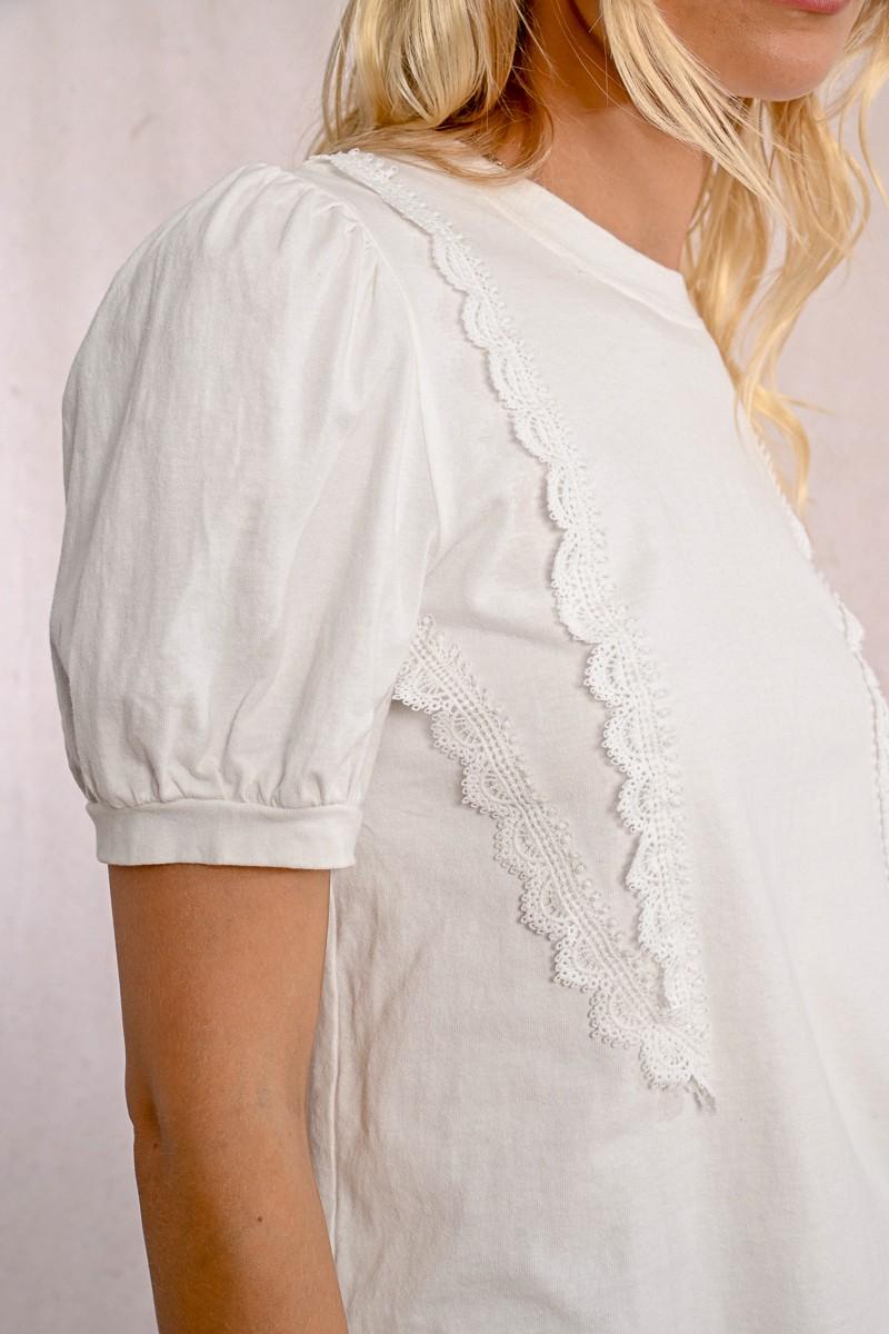 Molly Bracken T-shirt Dentelle