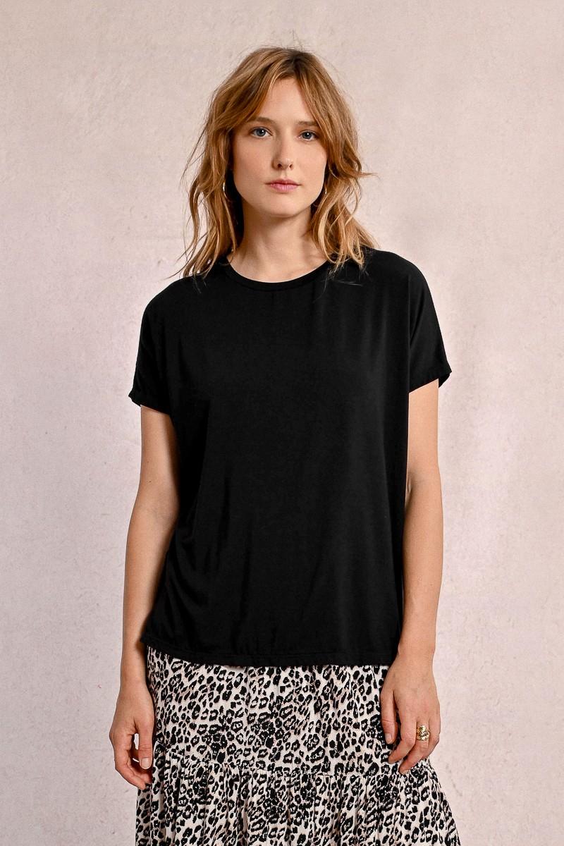 Molly Bracken T-shirt Droit à Manches Courtes