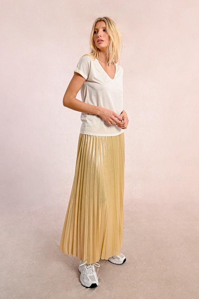 Molly Bracken T-shirt Droit Encolure V