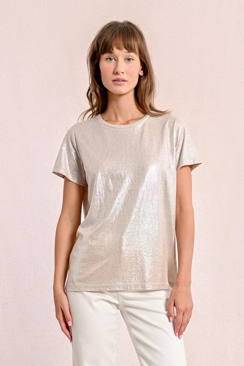 Molly Bracken T-shirt Droit Irisé