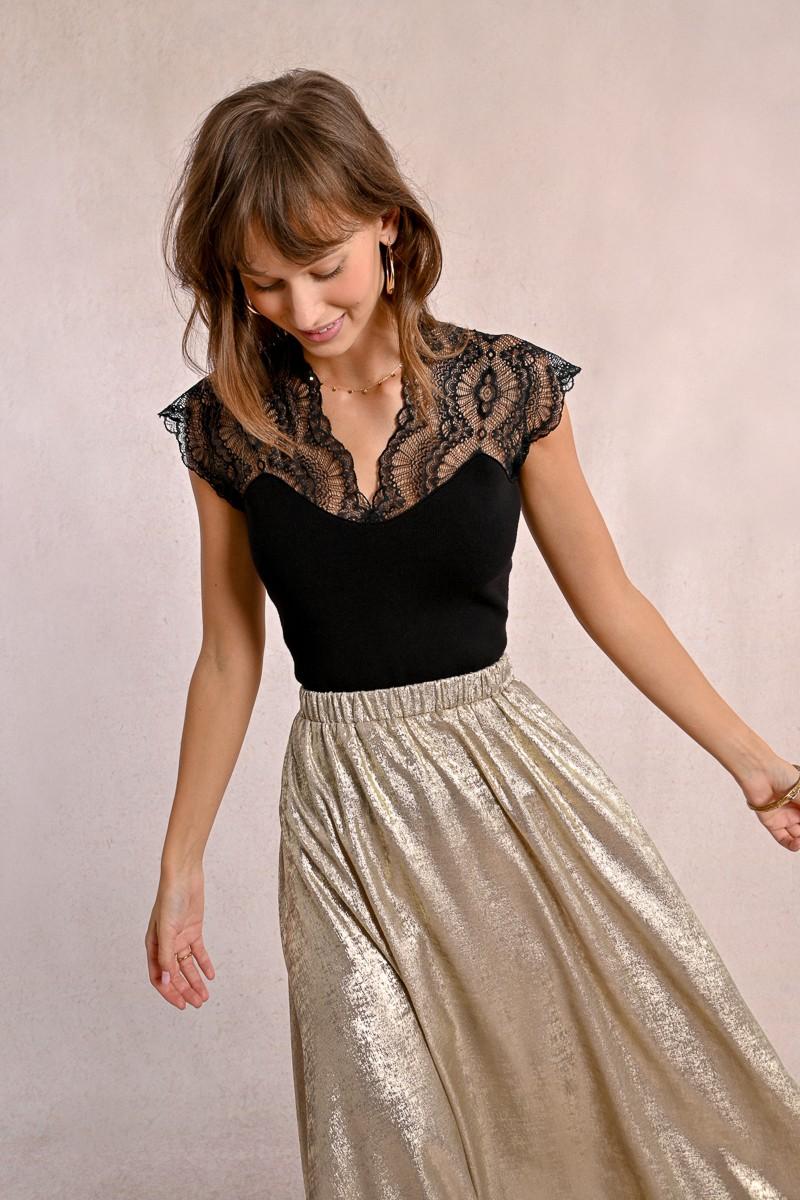 molly bracken T-shirt en transparence