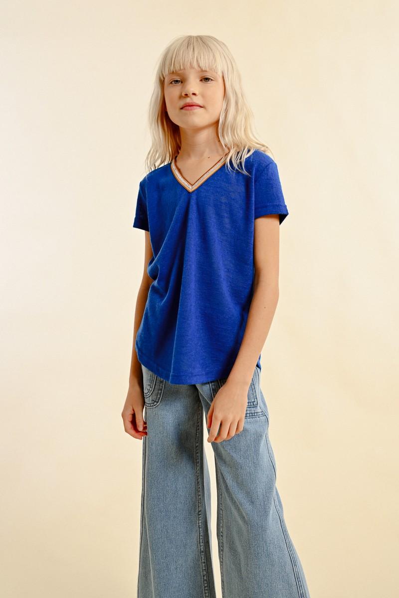 Molly Bracken T-shirt Encolure Irisée