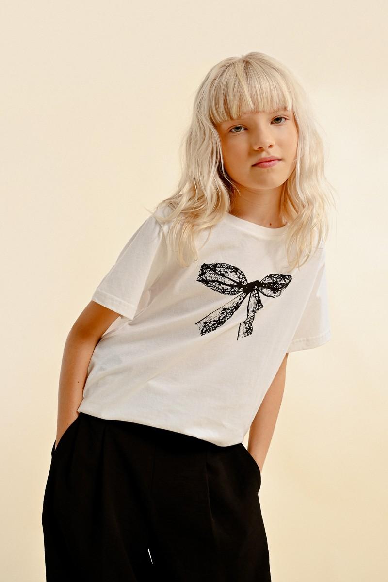 molly bracken T-shirt graphique à nœud