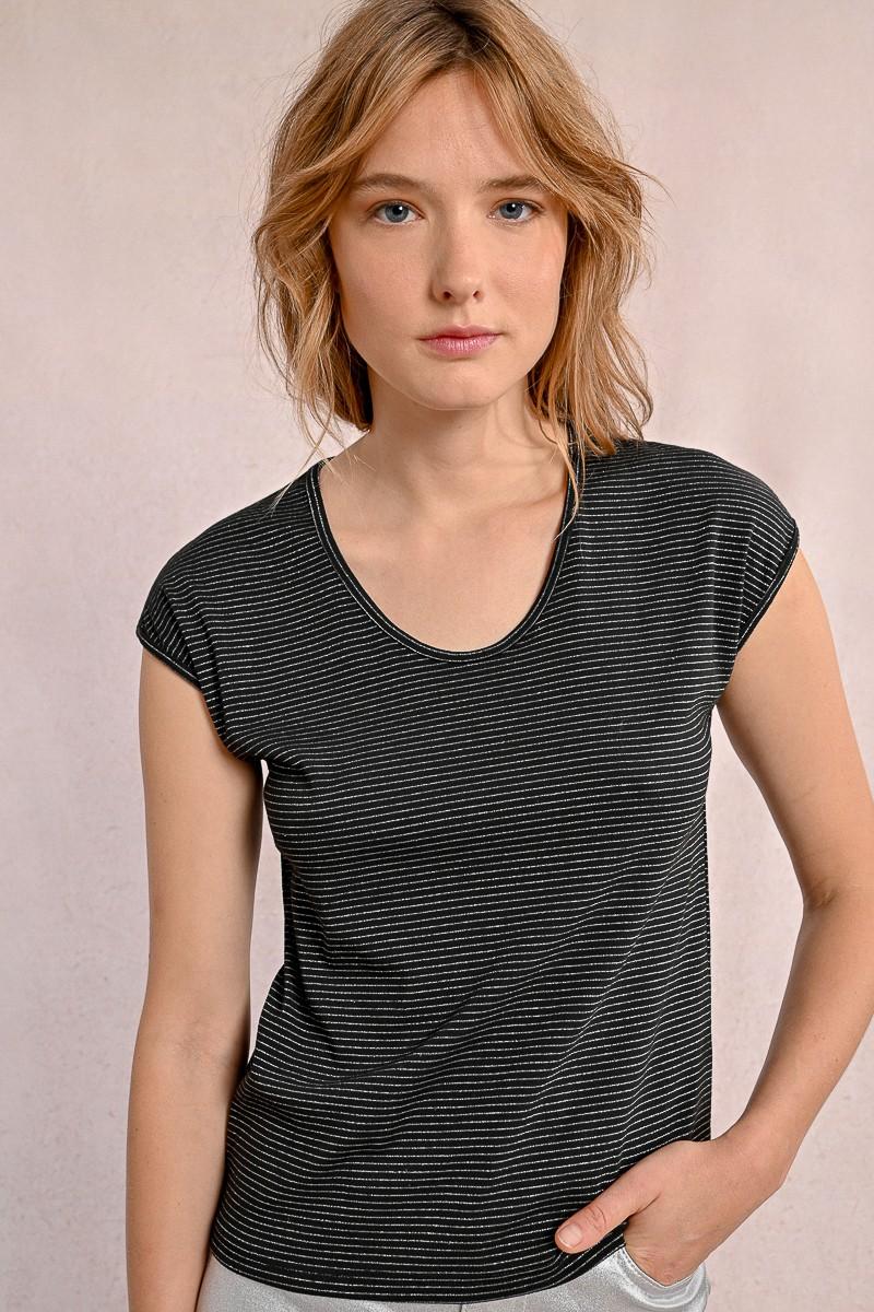 Molly Bracken T-shirt Irisé Sans Manches