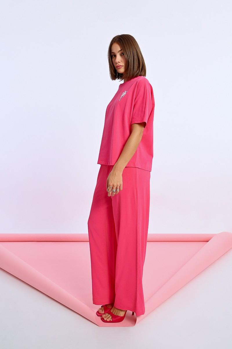 Molly Bracken T-shirt Oversize Motif Palmier