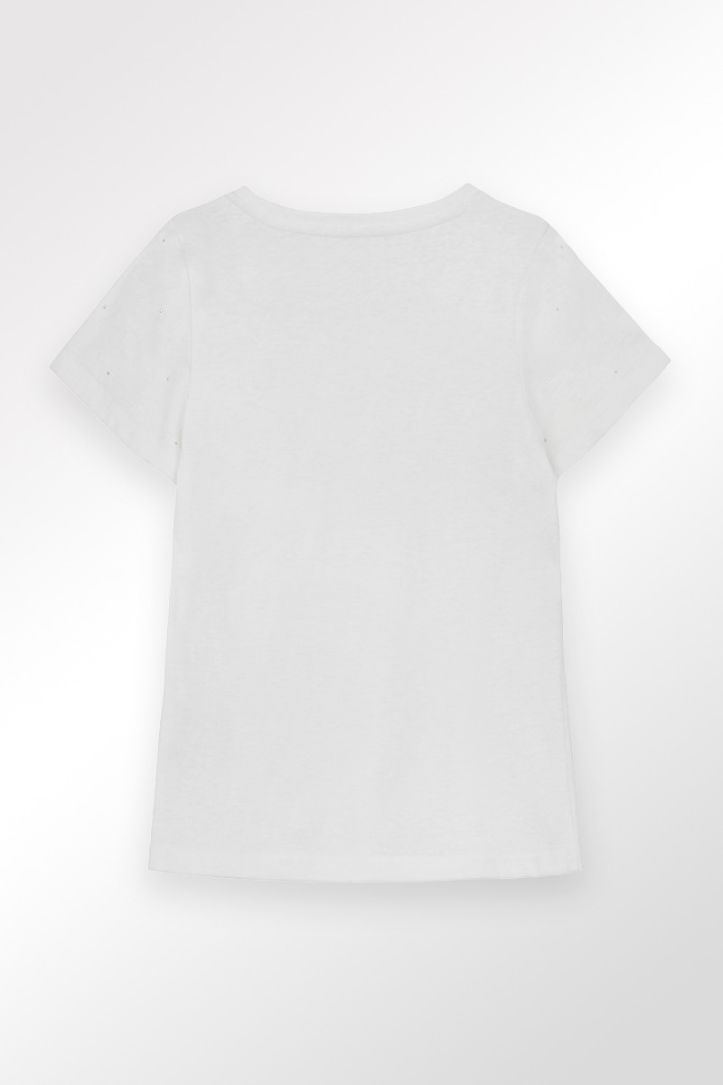 Molly Bracken T-shirt Parsemé De Strass