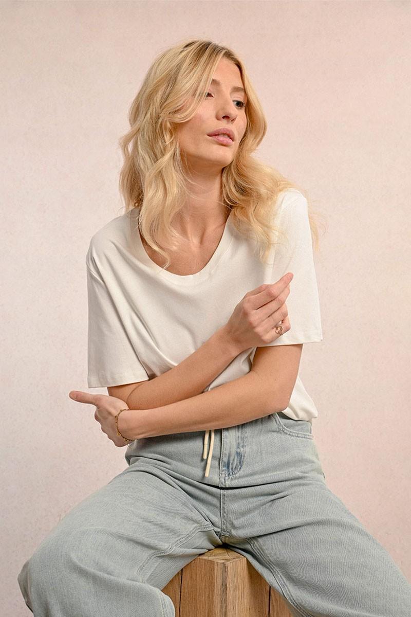 molly bracken Tee-shirt col rond