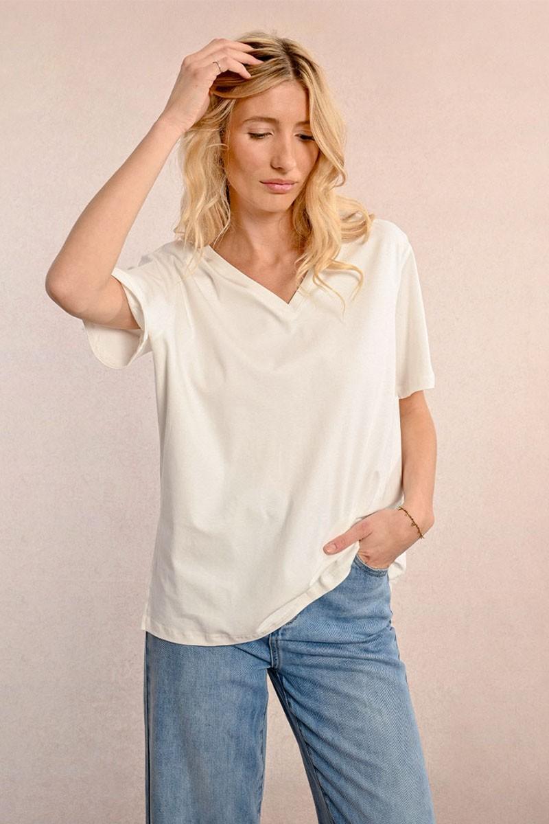 Molly Bracken Tee-shirt Col V