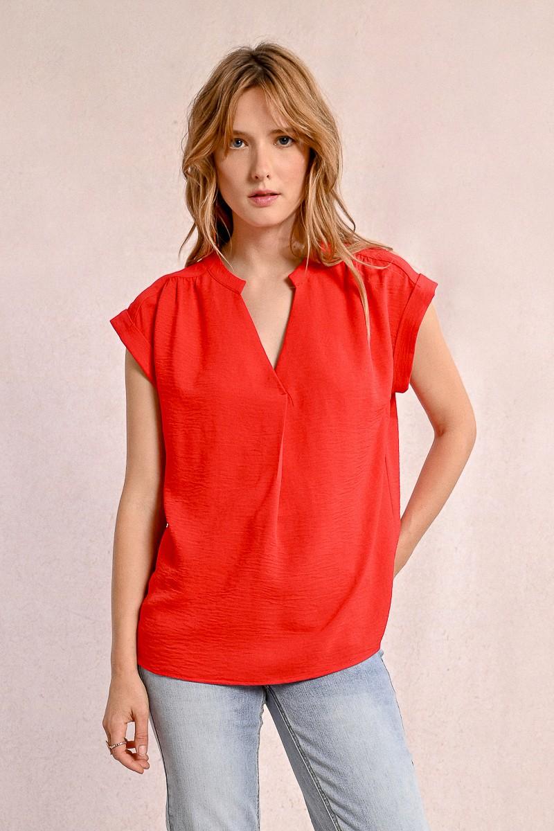 Molly Bracken Top Chemisier Fluide