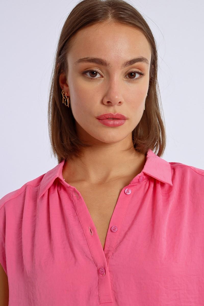 Molly Bracken Top Chemisier Sans Manches