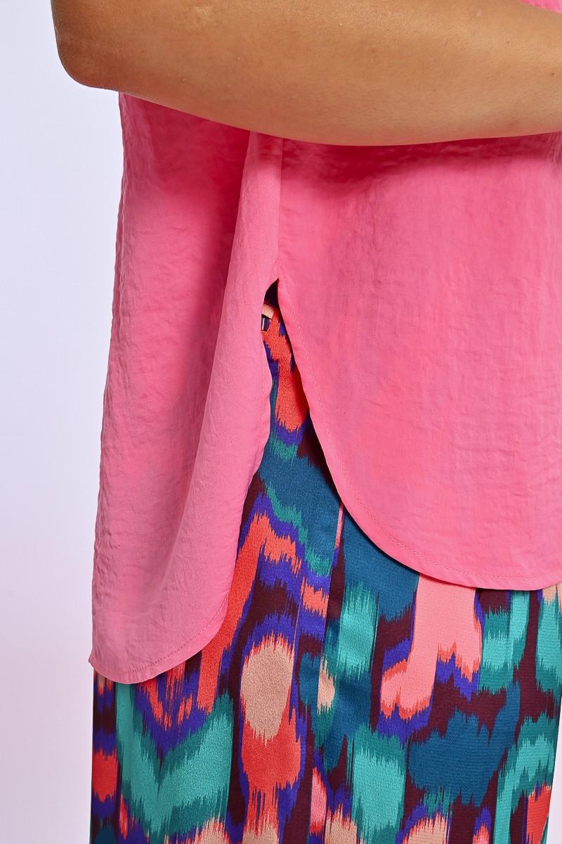 Molly Bracken Top Chemisier Sans Manches