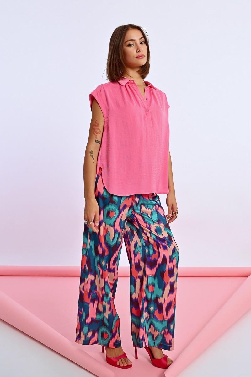 Molly Bracken Top Chemisier Sans Manches