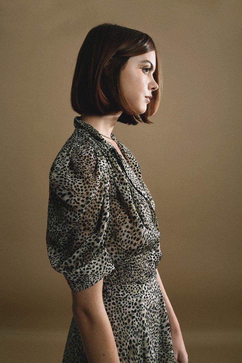 Molly Bracken Top Crop Imprimé