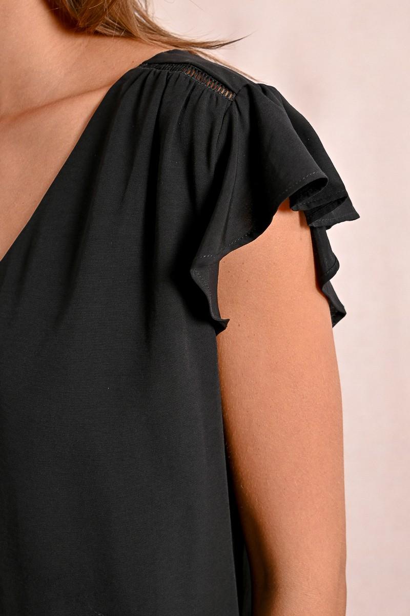 Molly Bracken Top Fluide à Col V