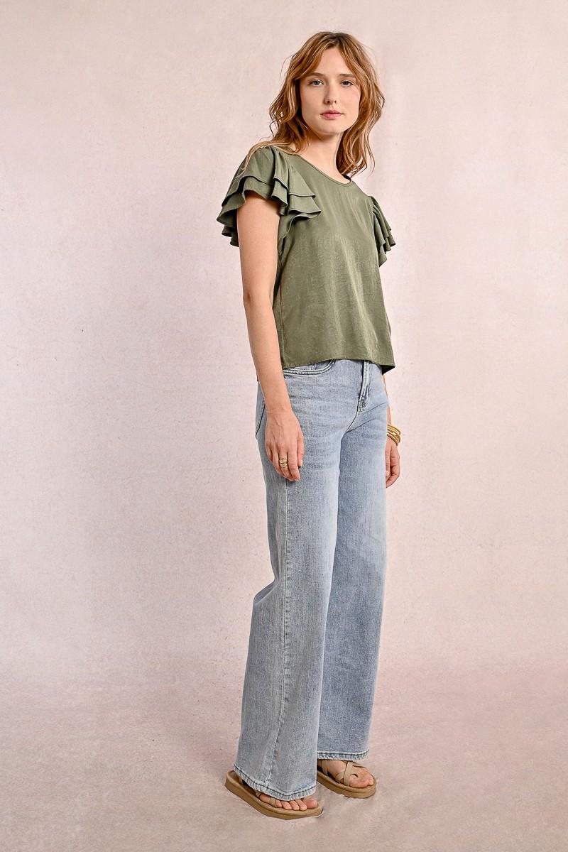 molly bracken Top manches courtes