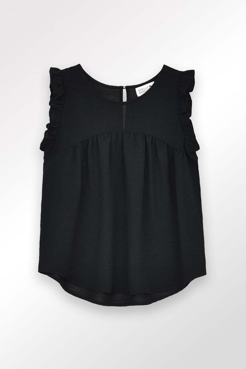 Molly Bracken Top Plissé à Volants