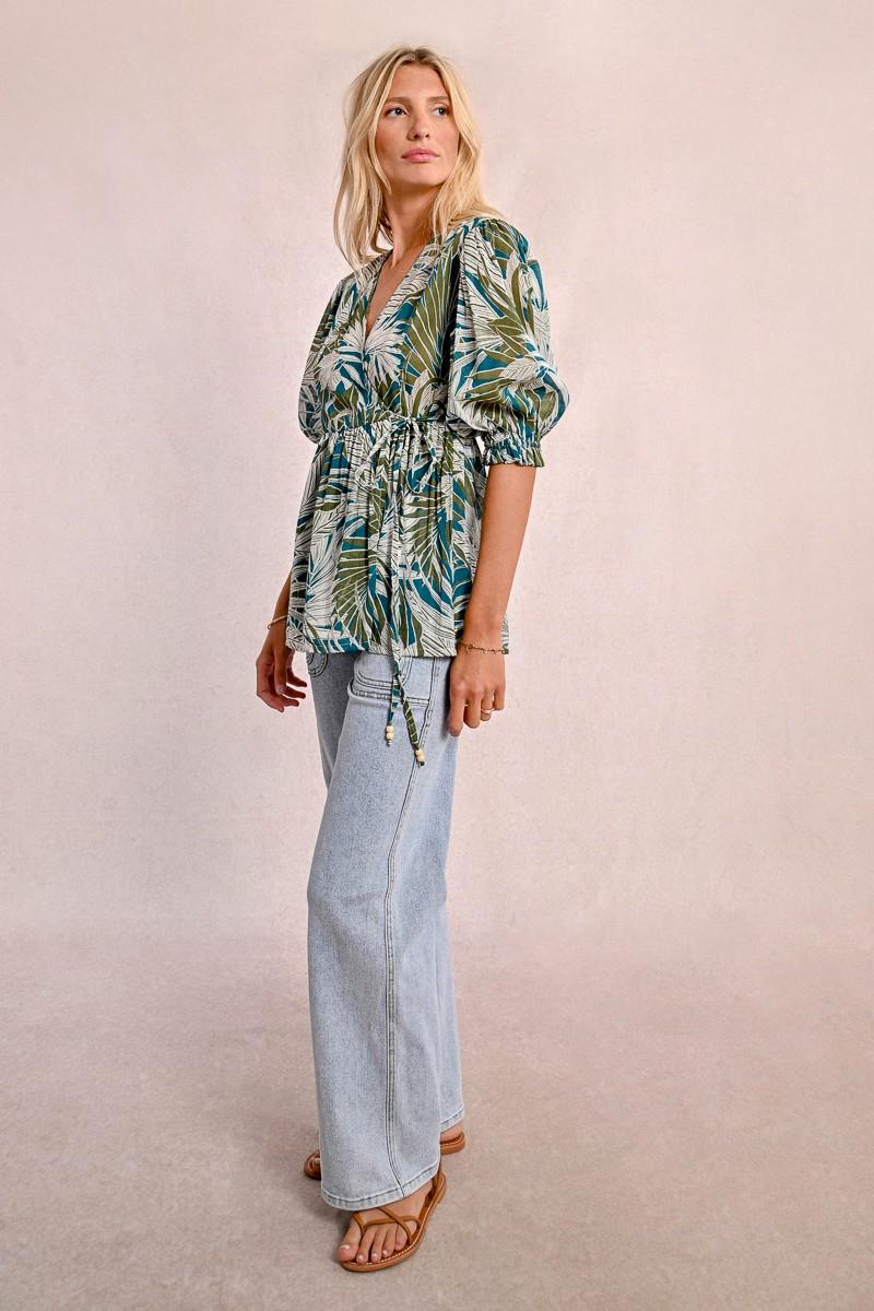 molly bracken Top portefeuille imprimé