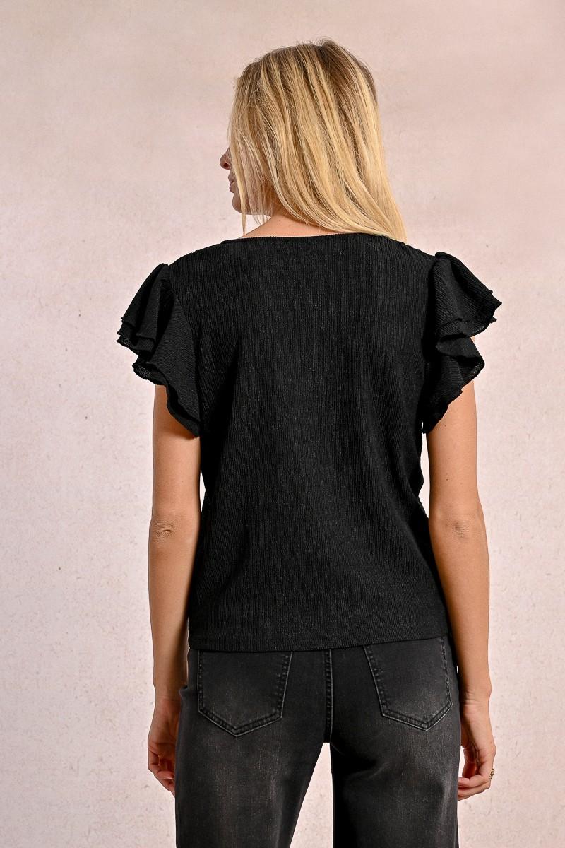 Molly Bracken Top Volanté
