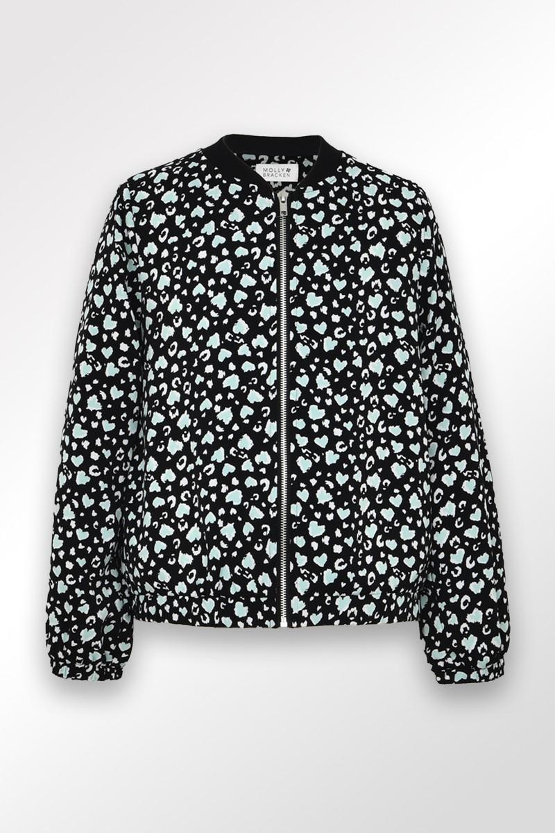 Molly Bracken Veste Bomber à Imprimé